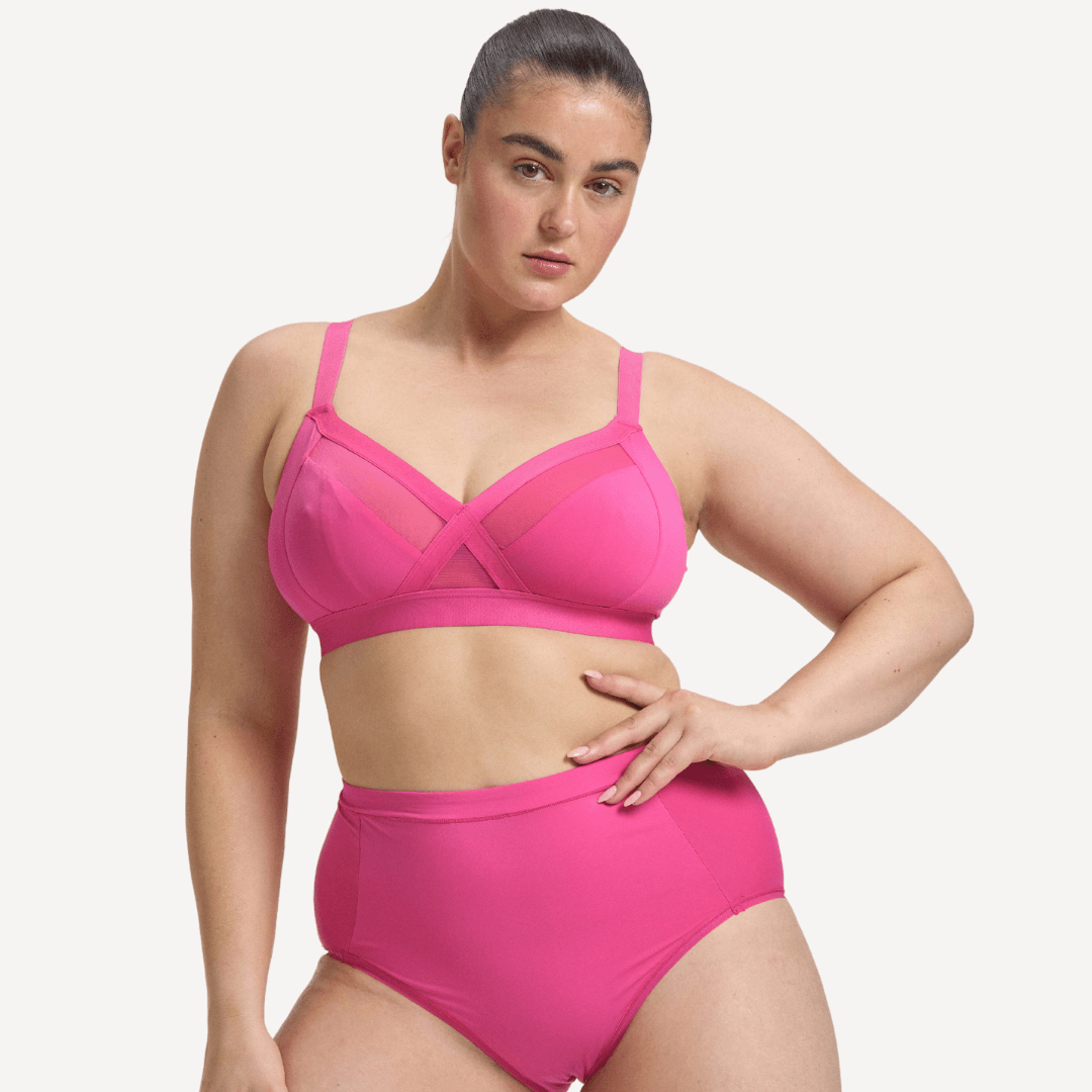 Magenta Bralette | Magenta Wireless Bra | Sexy Comfort | Nala