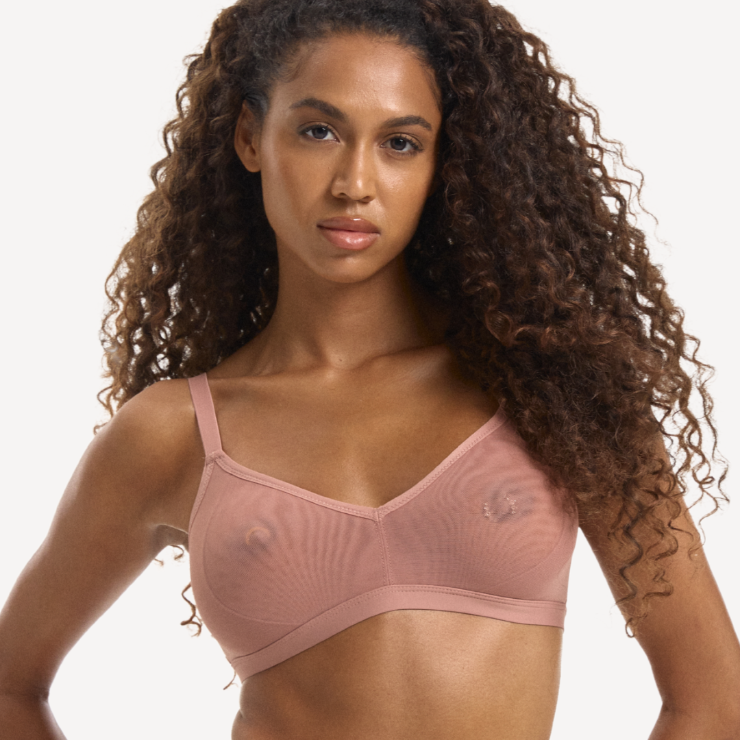 Mesh Comfort Wirefree Bralette
