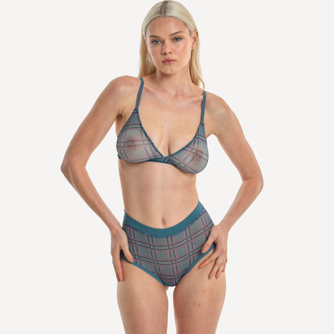 AYLA / S, XS / MERMAID PLAID, S / MERMAID PLAID, M / MERMAID PLAID, L / MERMAID PLAID, 2XL / MERMAID PLAID, 3XL / MERMAID PLAID, 4XL / MERMAID PLAID