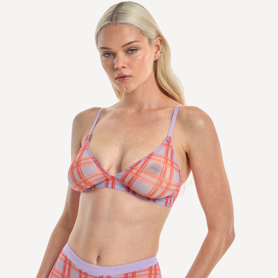 AYLA / M, XS / LAVEDER FIZZ PLAID, S / LAVEDER FIZZ PLAID, M / LAVEDER FIZZ PLAID, L / LAVEDER FIZZ PLAID, 2XL / LAVEDER FIZZ PLAID, 3XL / LAVEDER FIZZ PLAID