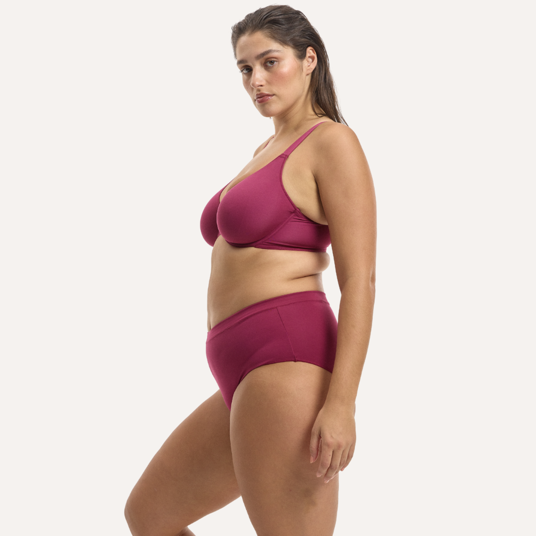 NATASHA / 2XL, XL / POMEGRANATE, 2XL / POMEGRANATE, 3XL / POMEGRANATE, 4XL / POMEGRANATE, 5XL / POMEGRANATE