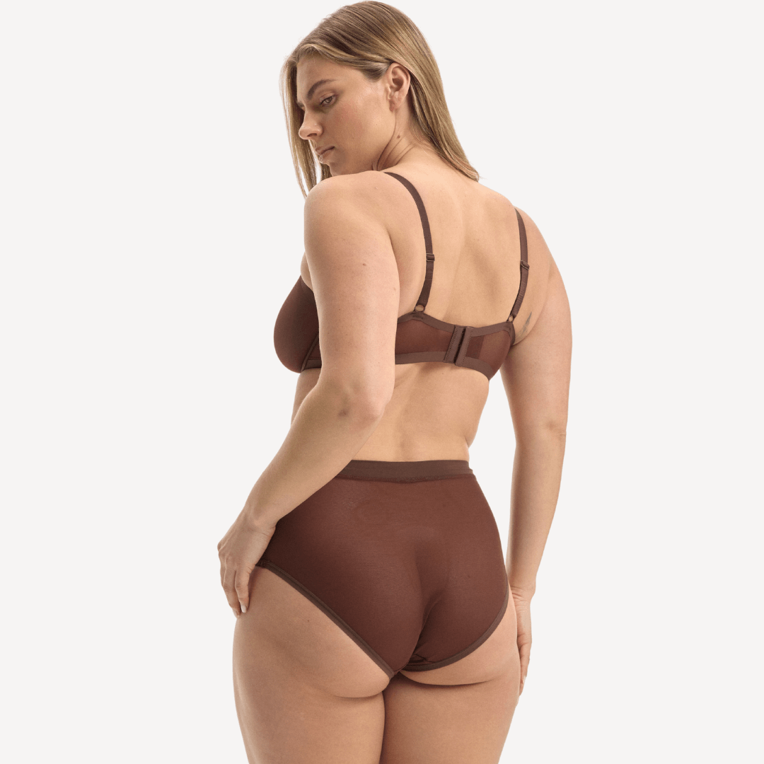ZOE / M, L / CHOCOLATE MOUSSE, XL /  CHOCOLATE MOUSSE, 2XL / CHOCOLATE MOUSSE, 3XL / CHOCOLATE MOUSSE, 4XL / CHOCOLATE MOUSSE