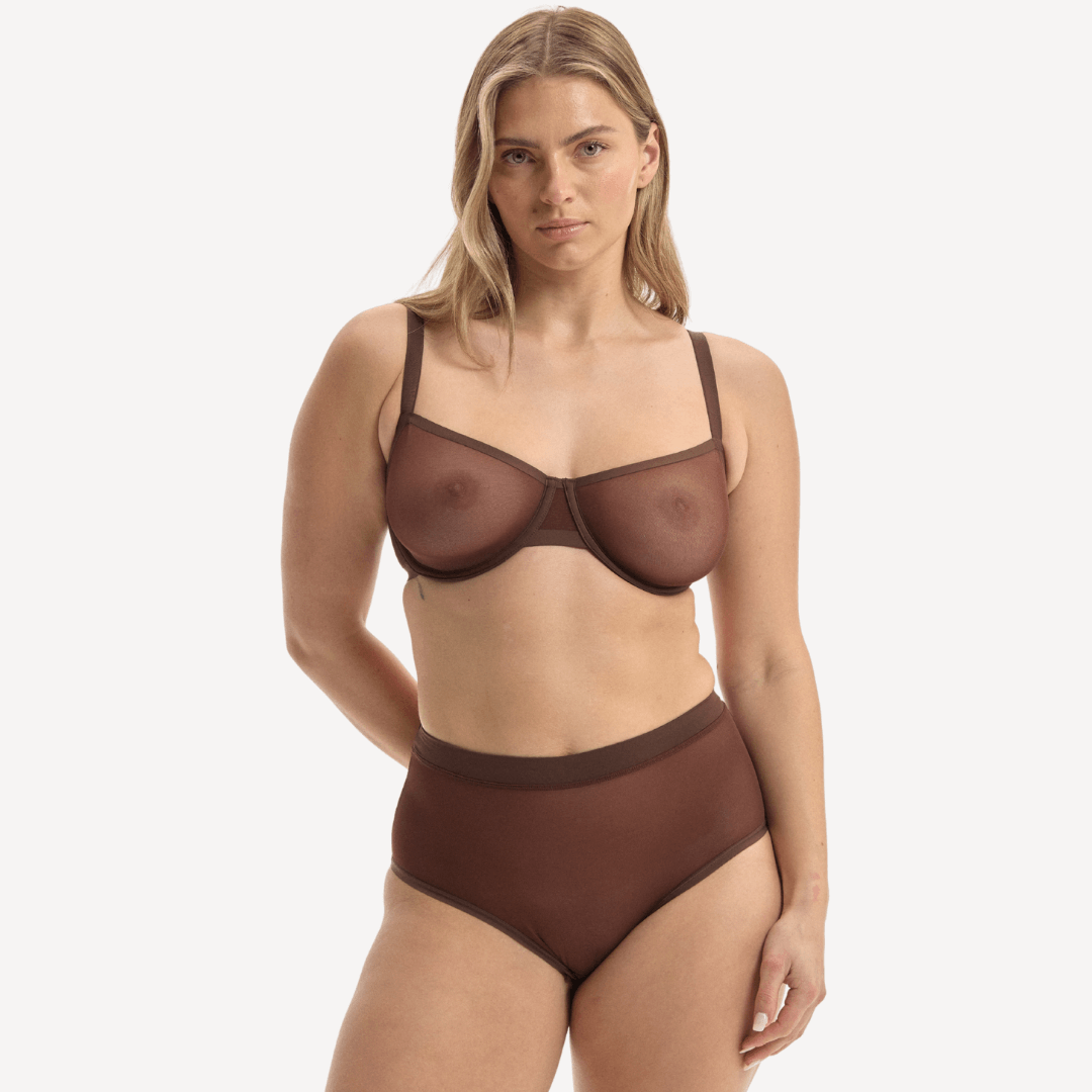 ZOE / M, L / CHOCOLATE MOUSSE, XL /  CHOCOLATE MOUSSE, 2XL / CHOCOLATE MOUSSE, 3XL / CHOCOLATE MOUSSE, 4XL / CHOCOLATE MOUSSE
