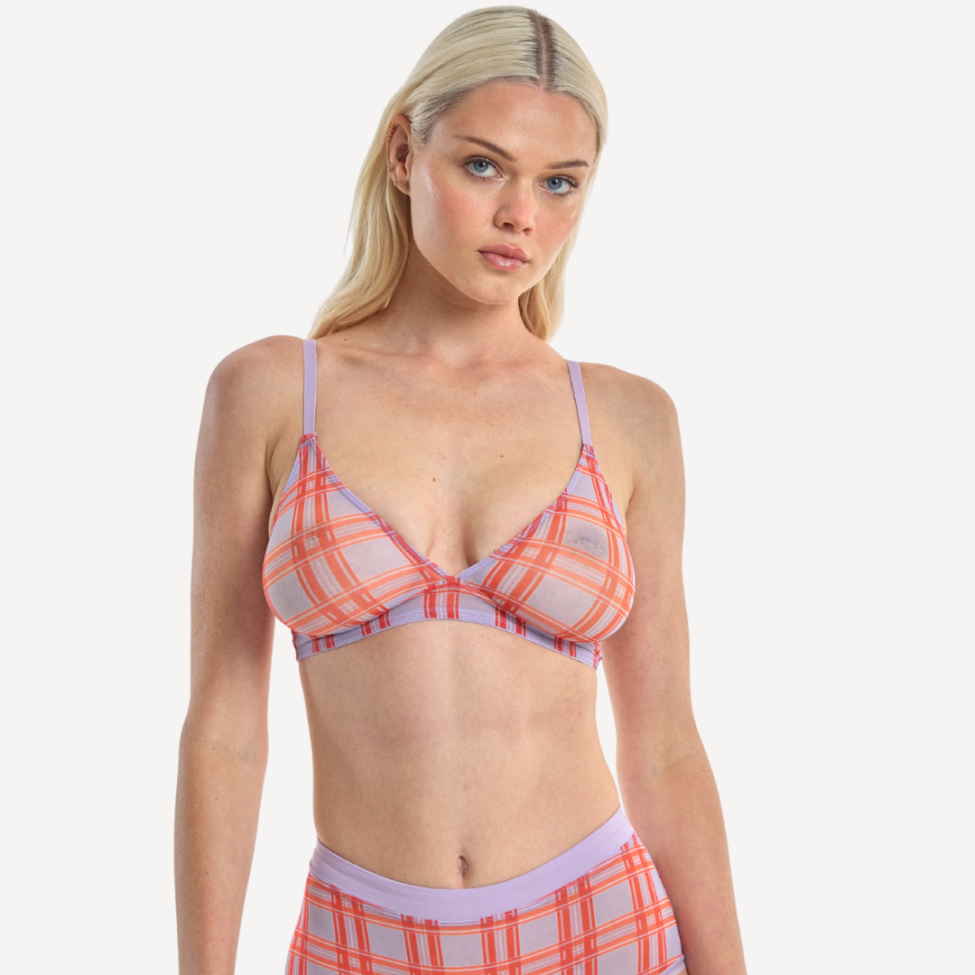 AYLA / M, XS / LAVEDER FIZZ PLAID, S / LAVEDER FIZZ PLAID, M / LAVEDER FIZZ PLAID, L / LAVEDER FIZZ PLAID, 2XL / LAVEDER FIZZ PLAID, 3XL / LAVEDER FIZZ PLAID