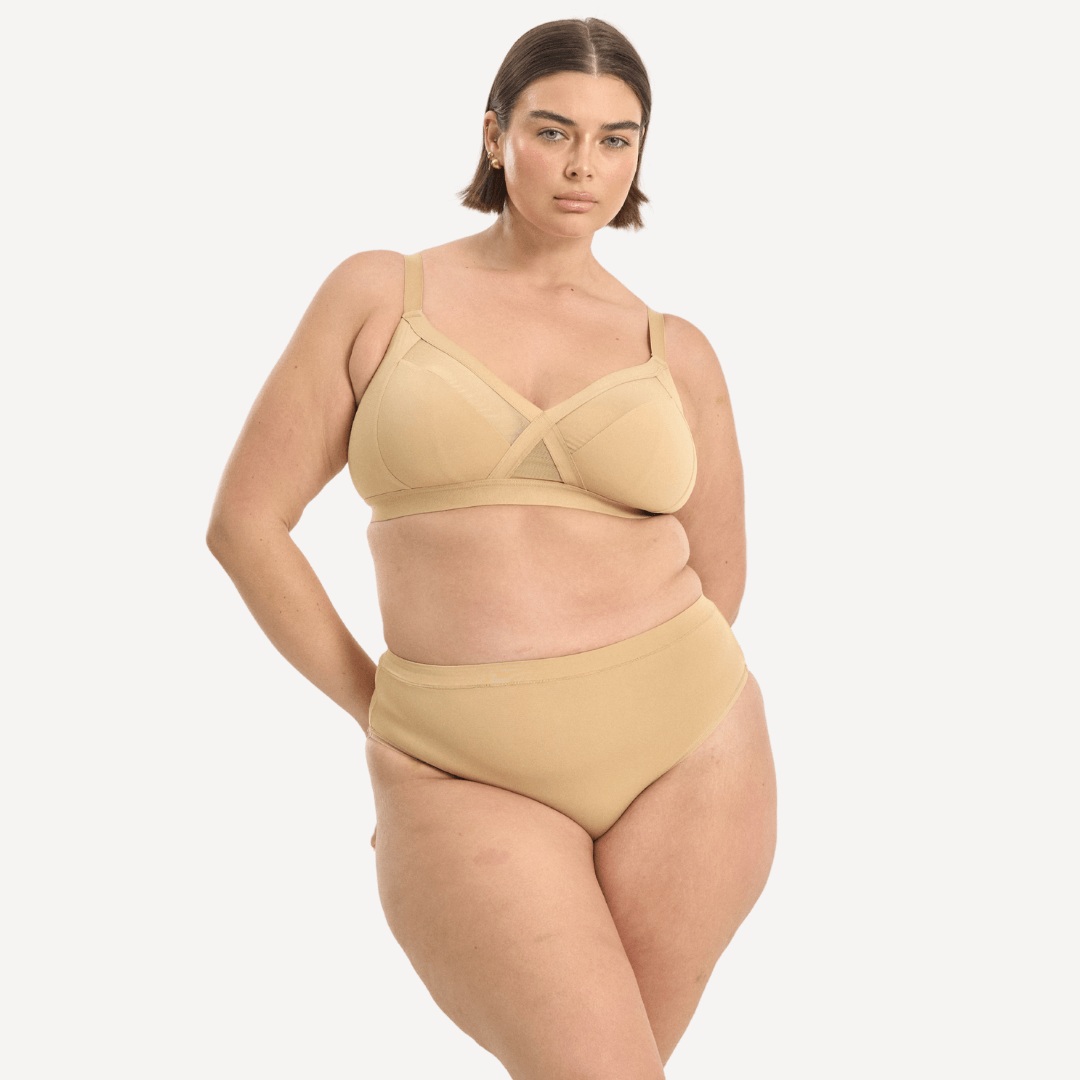 KAITLYN / 2XL, XL / ALMOND MILK, 2XL / ALMOND MILK, 3XL / ALMOND MILK,  4XL / ALMOND MILK, 5XL / ALMOND MILK