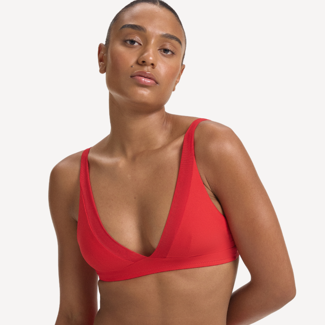 Plunge Bralette Black Plunge Bralette Max Comfort Nala