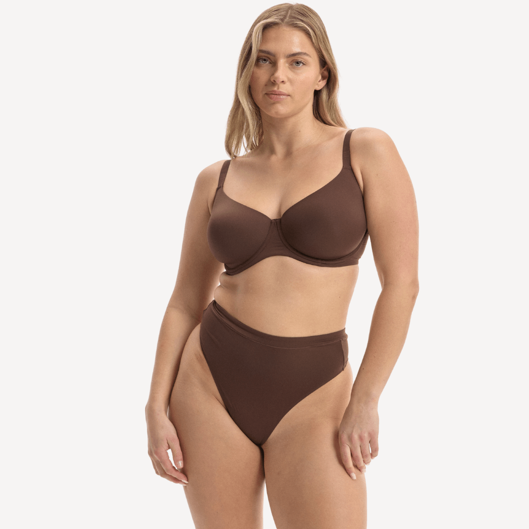 ZOE / M, L / CHOCOLATE MOUSSE, XL /  CHOCOLATE MOUSSE, 2XL / CHOCOLATE MOUSSE, 3XL / CHOCOLATE MOUSSE