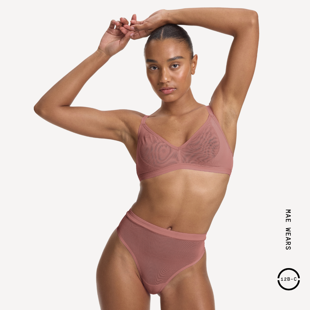 Mesh Comfort Wirefree Bralette