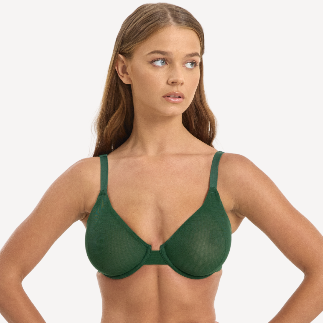 Mesh Underwire Bra
