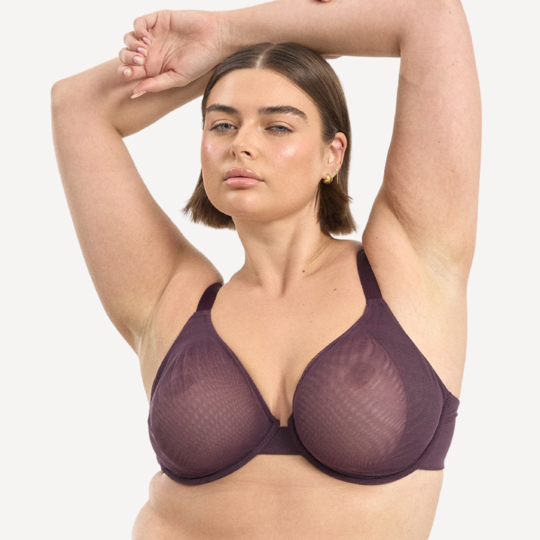 Mesh Underwire Bra