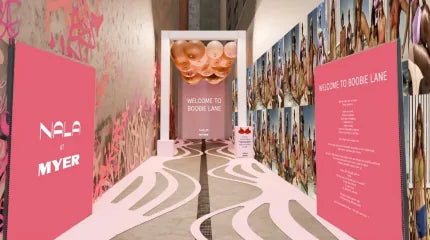 Boobie Lane, the Nala at Myer laneway installation