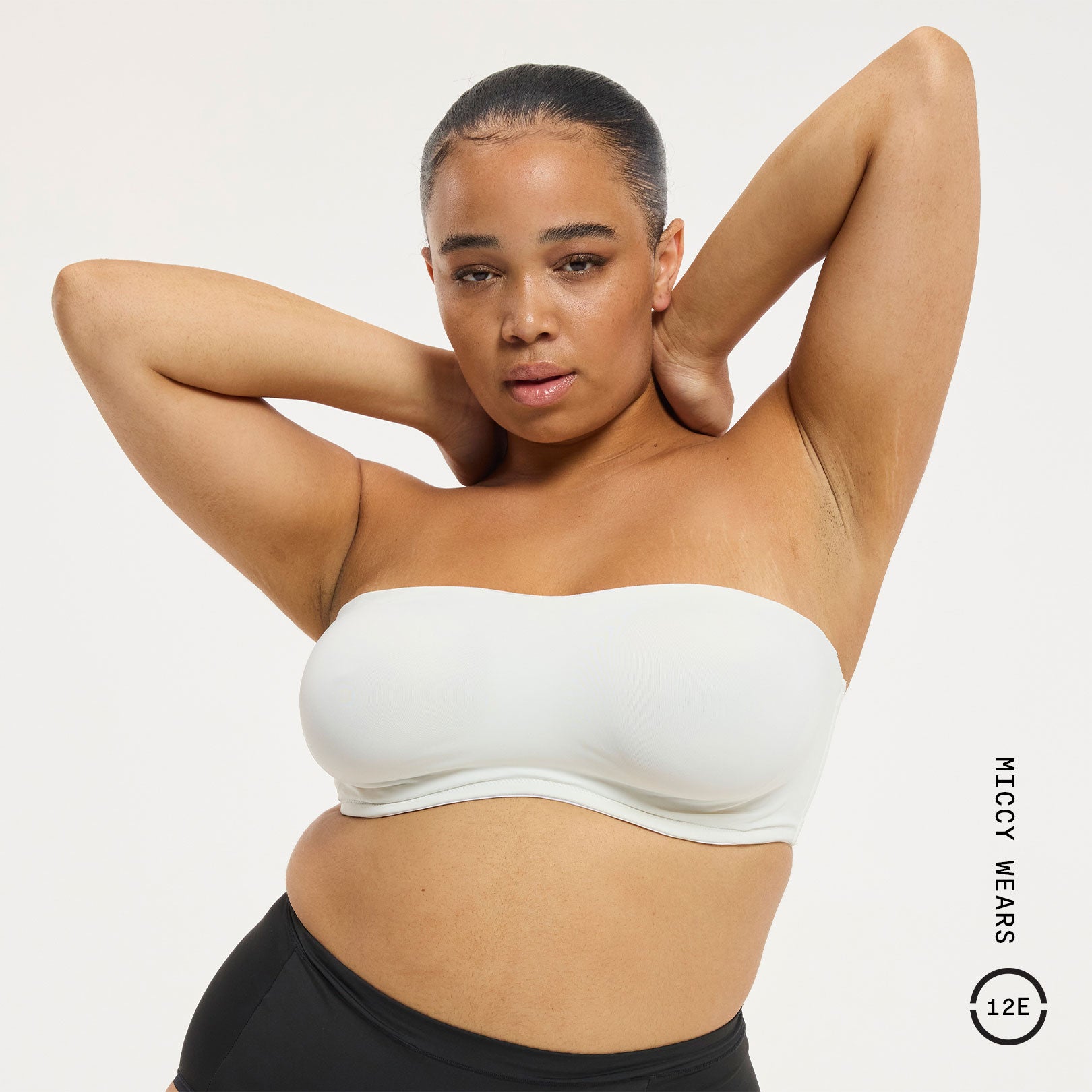 Sleek, Sexy and Supportive, White Strapless Bra