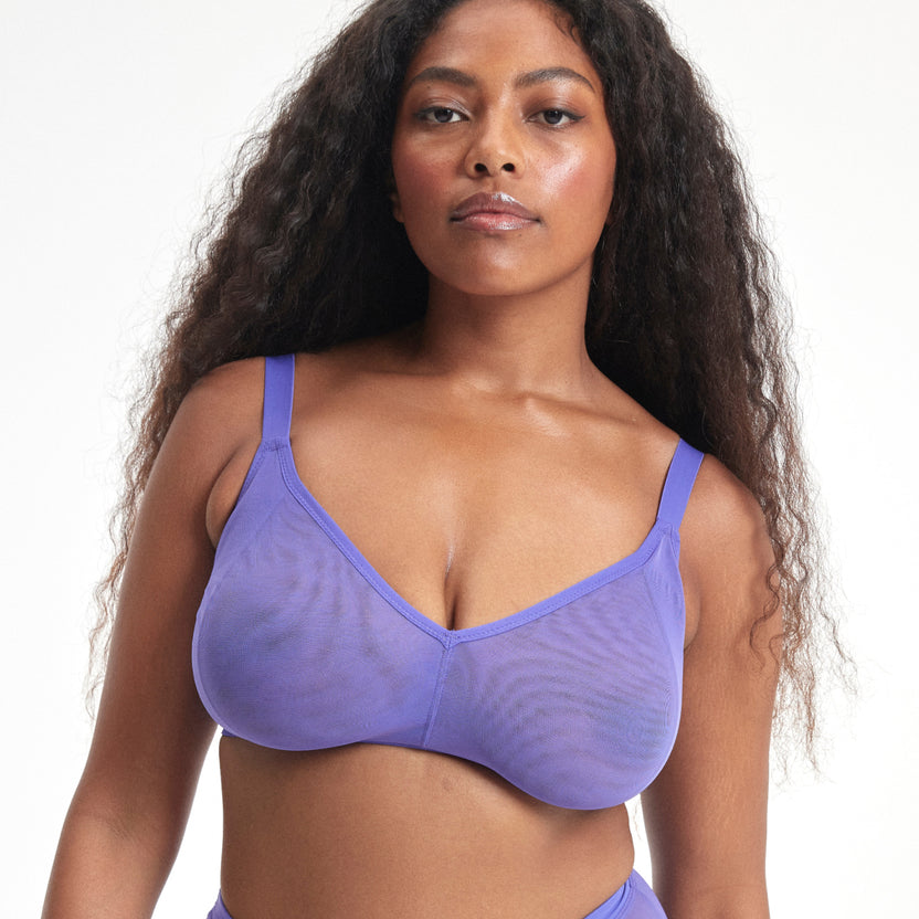 Comfort Bralette | Dancing Skeleton Print | Organic Cotton main image 1