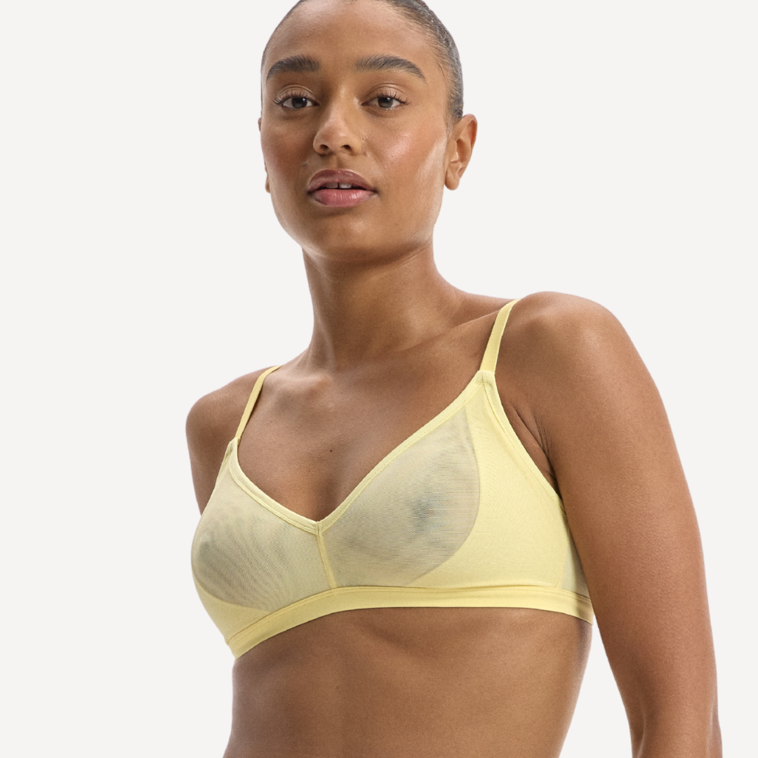 Mesh Comfort Wirefree Bralette